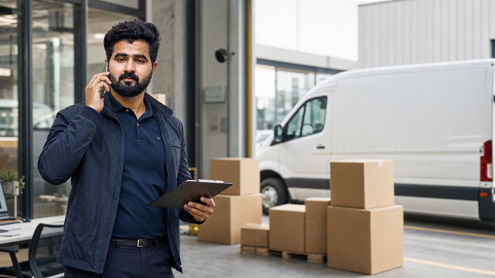 Business logistics dispatch coordination