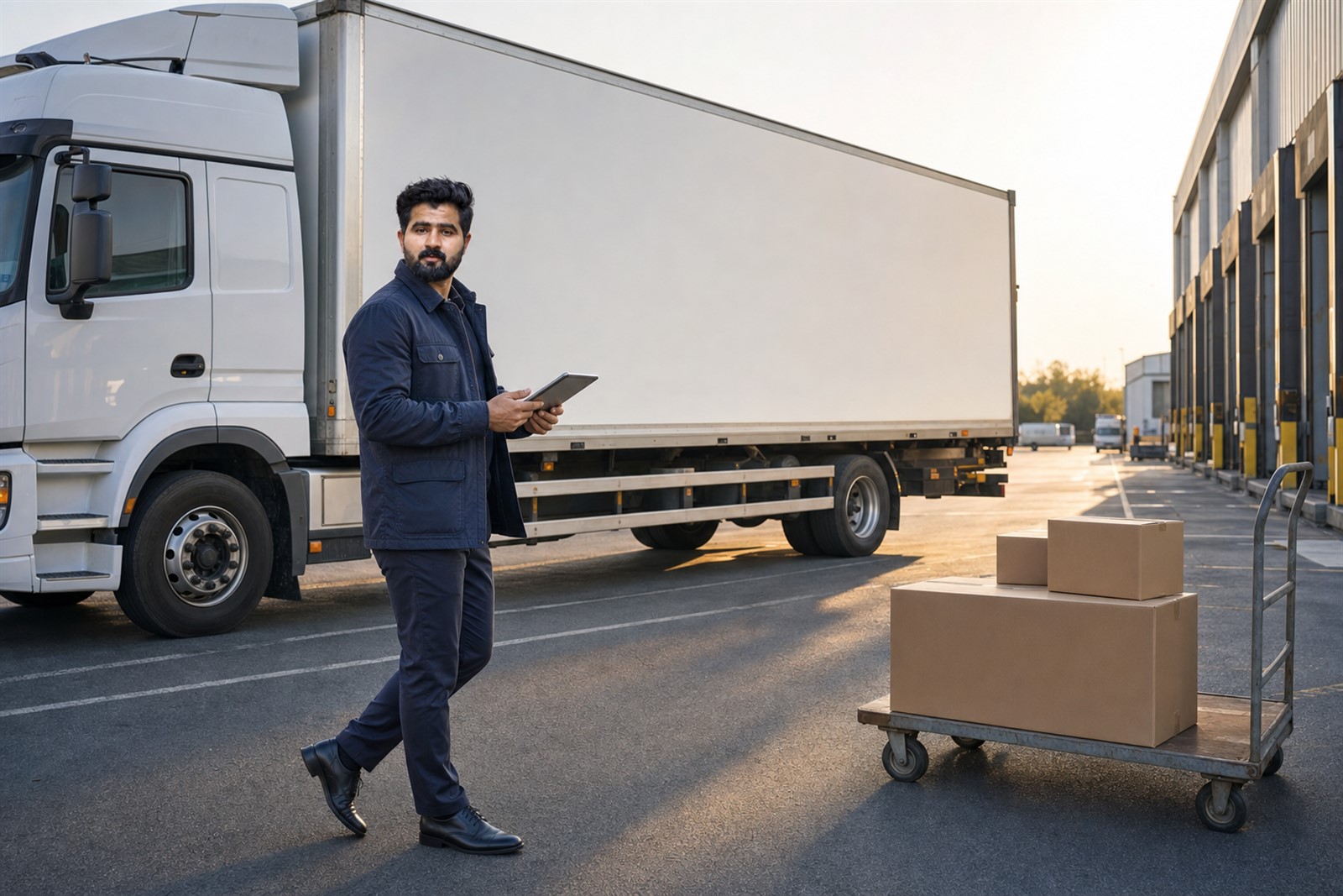 Road freight distribution operation